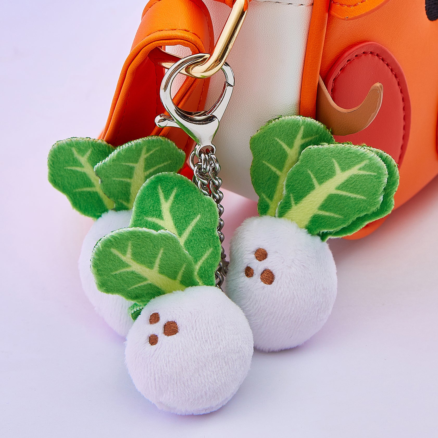 Plush Turnip Keychain