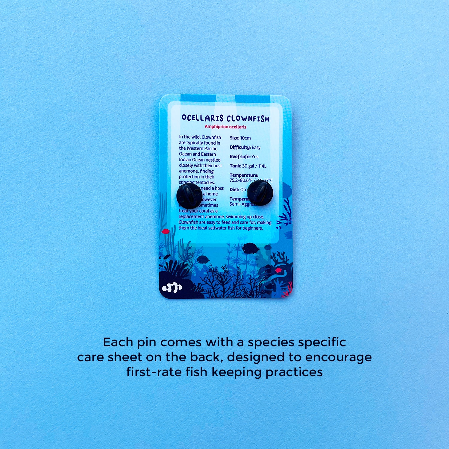 Clown Fish (Orange) Enamel Pin