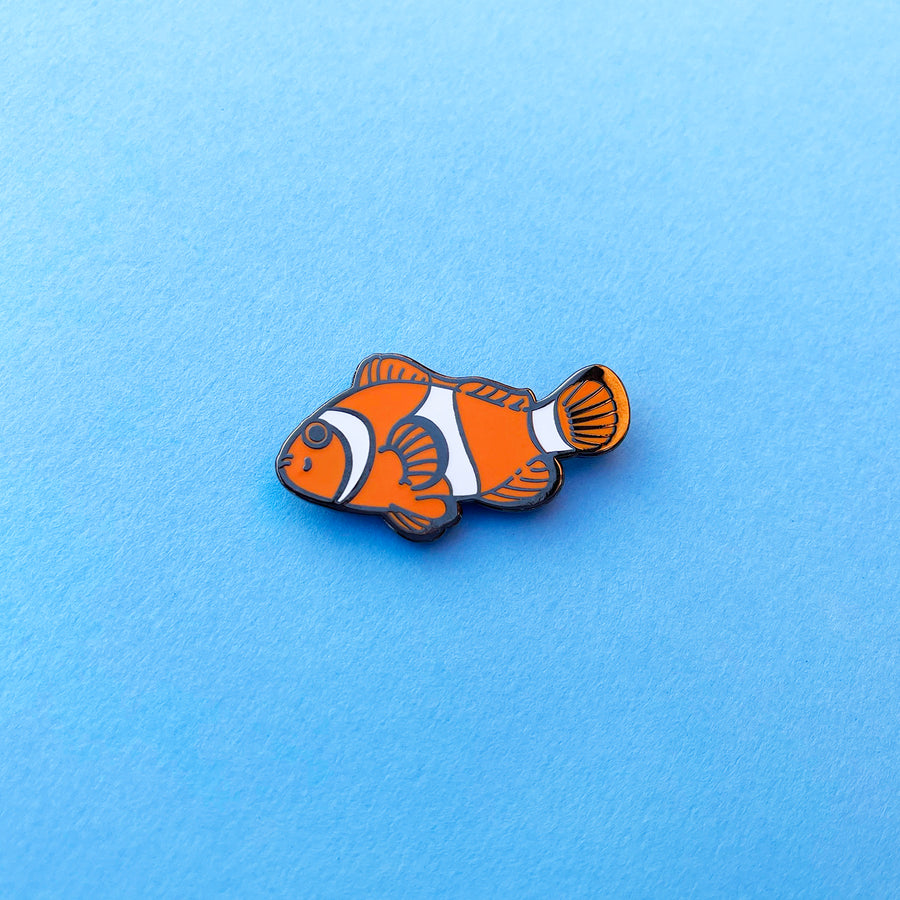 Clownfish (Orange) Tank Mates Enamel Pin