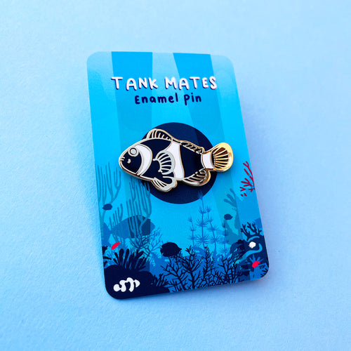 Clown Fish (Black) Enamel Pin