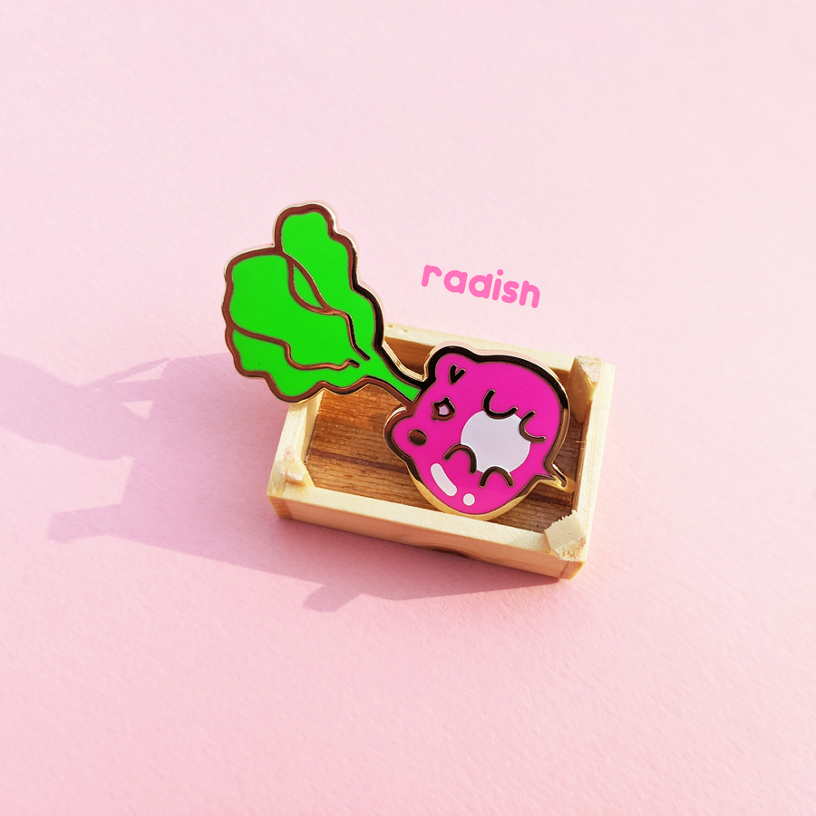 Frogetable Enamel Pins