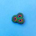Green Zoa Coral Enamel Pin