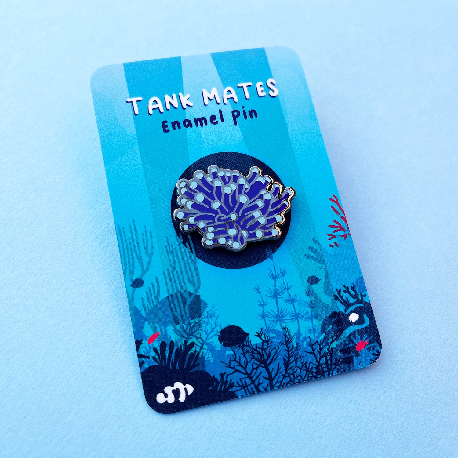 Torch Coral Enamel Pin